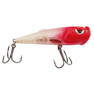 Popper Dam Topwater 7cm, Red Head