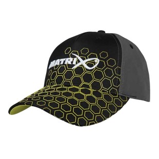 Czapka z daszkiem Matrix Hex Print Baseball Cap Black