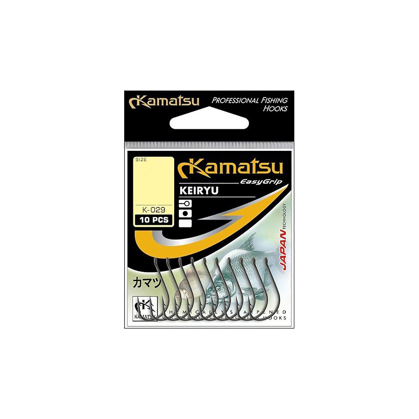 Haczyk Kamatsu Keiryu Nr.8 (10szt) Złoty