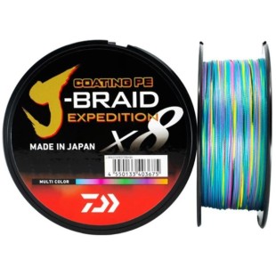 Plecionka Daiwa J-Braid Expedition X8E, Multicolor Plecionka Daiwa J-Braid Expedition X8E, Multicolor