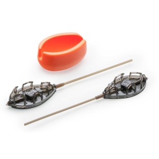 Zestaw podajników zanętowych z formą Mivardi Method Feeder Set QMR Grip Long XL - 50/60g