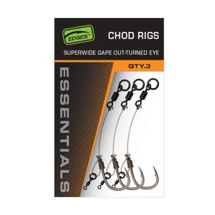 Przypon Fox Edges Super Wide Gape Chod Rigs 13,6kg (3szt.) Przypon Fox Edges Super Wide Gape Chod Rigs 13,6kg (3szt.)
