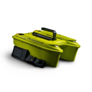 Łódka zanętowa Ridge Monkey Hunter 750 Bait Boat Hi-Viz Echo Edition