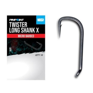Haczyk Nash Twister Long Shank X Micro Barbed (10szt.)