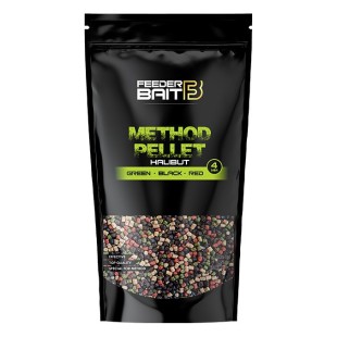 Pellet Feeder Bait Method Pellet Halibut - Green/Black/Red (800g)
