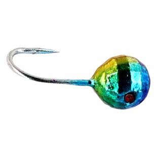 Mormyszka Mikado Okragła Disco, Rainbow (5szt.)