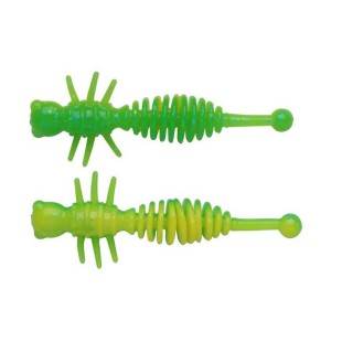 Przynęta gumowa Berkley Power Larvae, Spring Green/Sunshine Yellow