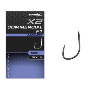 Haczyk Matrix X2 Commercial F1 Barbless (10szt.)