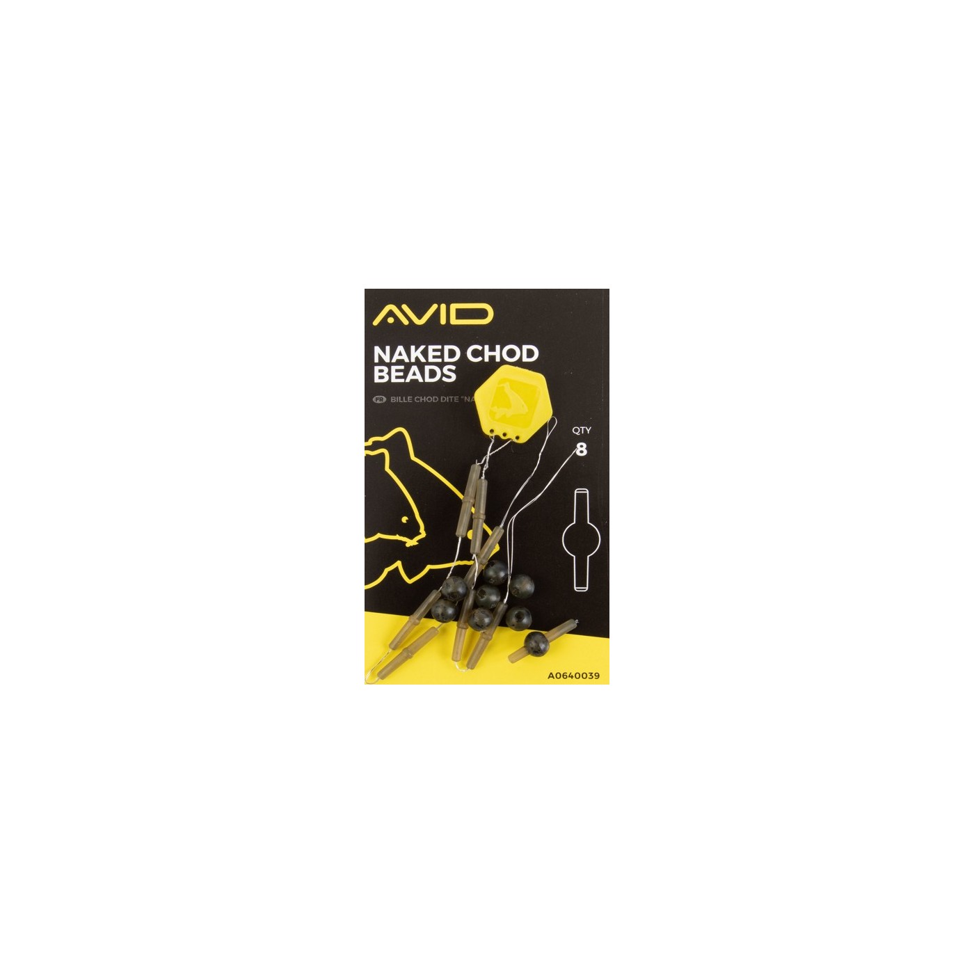 Zestaw Avid Carp Naked Chod Beads (8szt.)
