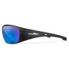 Okulary Wiley X Boss Captivate Polarized Blue Mirror/Matte Black Frame