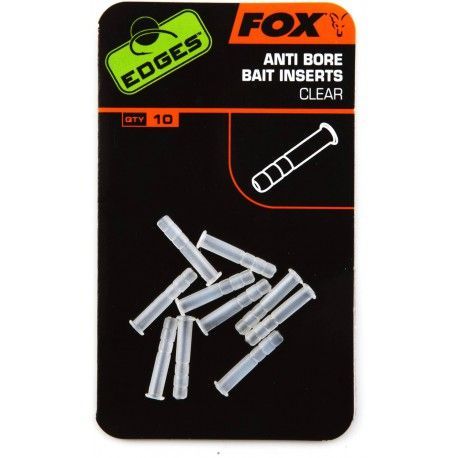 Tulejka do przynęt Fox Edges Anti Bore Bait Insert Clear (10szt.)