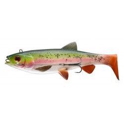 Przynęta gumowa uzbrojona Cormoran 17cm Plowman Shad, kolor: rainbow trout