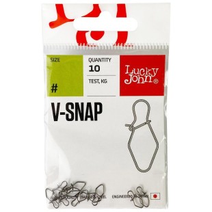 Agrafka Lucky John V-Snap (10szt.)