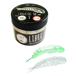 Przynęta gumowa Libra Lures  Largo XXL 5cm, 000 Glow UV Green (8szt.)