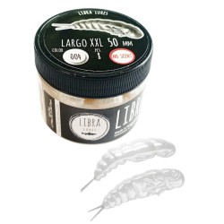 Przynęta gumowa Libra Lures  Largo XXL 5cm, 004 Silver Pearl (8szt.)