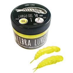 Przynęta gumowa Libra Lures  Largo XXL 5cm, 006 Hot Yellow (8szt.)