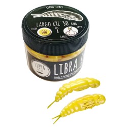 Przynęta gumowa Libra Lures  Largo XXL 5cm, 007 Yellow (8szt.)