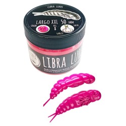 Przynęta gumowa Libra Lures  Largo XXL 5cm, 019 Hot Pink (8szt.)