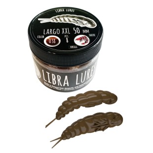 Przynęta gumowa Libra Lures Largo XXL 5cm, 038 Brown (8szt.)