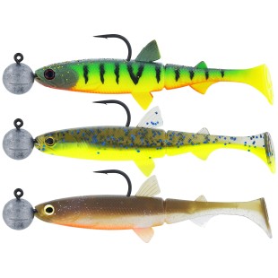 Zestaw przynęt gumowych Westin Hypoteez Shadtail R N R 6,5cm/3g - Dark Water Mix 21