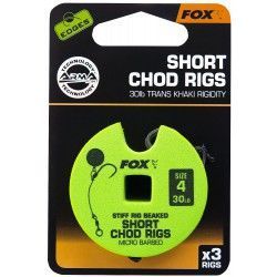Przypon Fox Chod Rigs Short 30lb nr4 5cm (3szt.)
