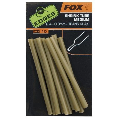 Rurki termokurczliwe Fox Edges Shrink Tube 2,4-0,8mm, kolor: trans khaki