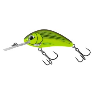 Wobler Salmo Rattlin Hornet Floating, Chartreuse