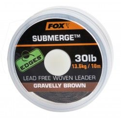 Materiał przyponowy Fox Edges Submerge Lead Free Leader 30lb/10m brązowy