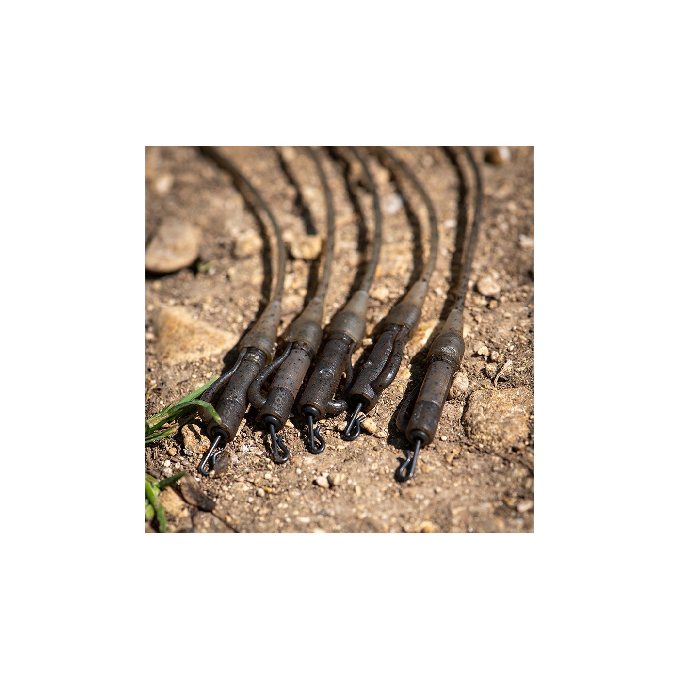 Zestaw z bezpiecznym klipsem Fox Edges Camo Tubing Leadclip Kit (5szt.)