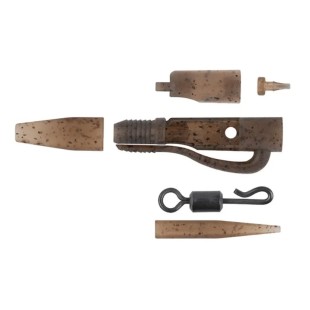 Zestaw z bezpiecznym klipsem Fox Edges Camo Tubing Leadclip Kit (5szt.)