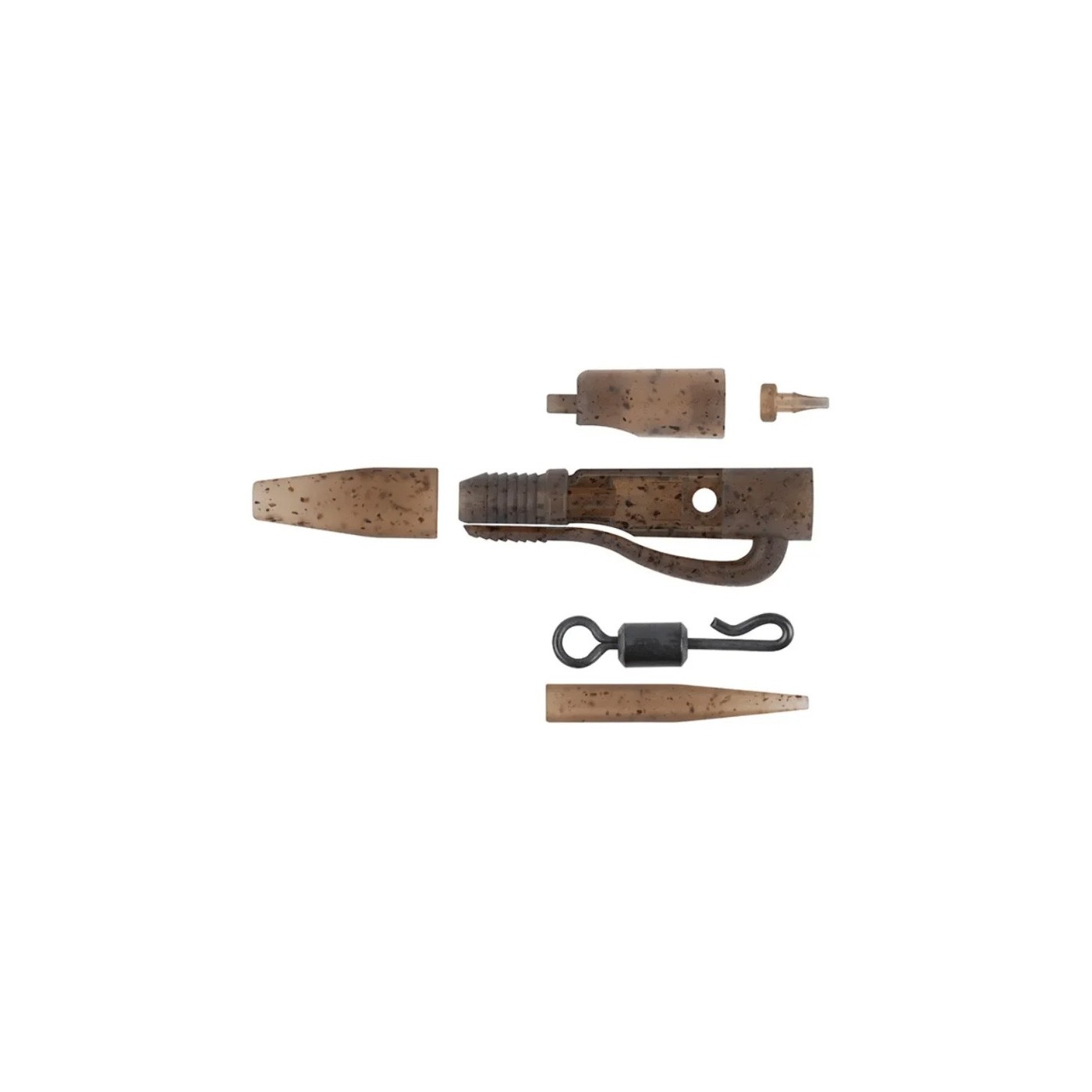 Zestaw z bezpiecznym klipsem Fox Edges Camo Tubing Leadclip Kit (5szt.)