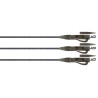 Zestaw z bezpiecznym klipsem Fox Edges Tungsten Tubing Leadclip Ready Rigs (3szt.)