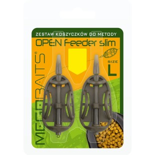 Zestaw podajników zanętowych Dragon Megabaits Open Feeder Slim L