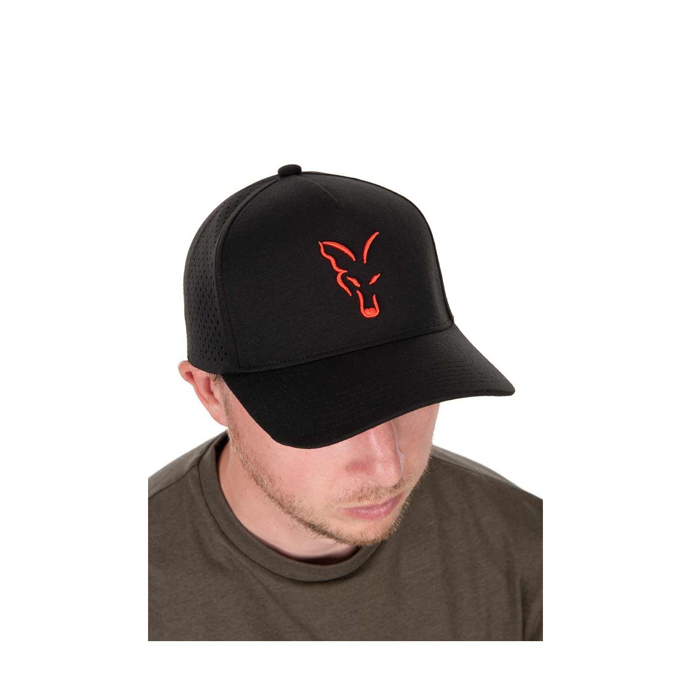 Czapka z daszkiem Fox Collection Baseball Cap - Black/Orange