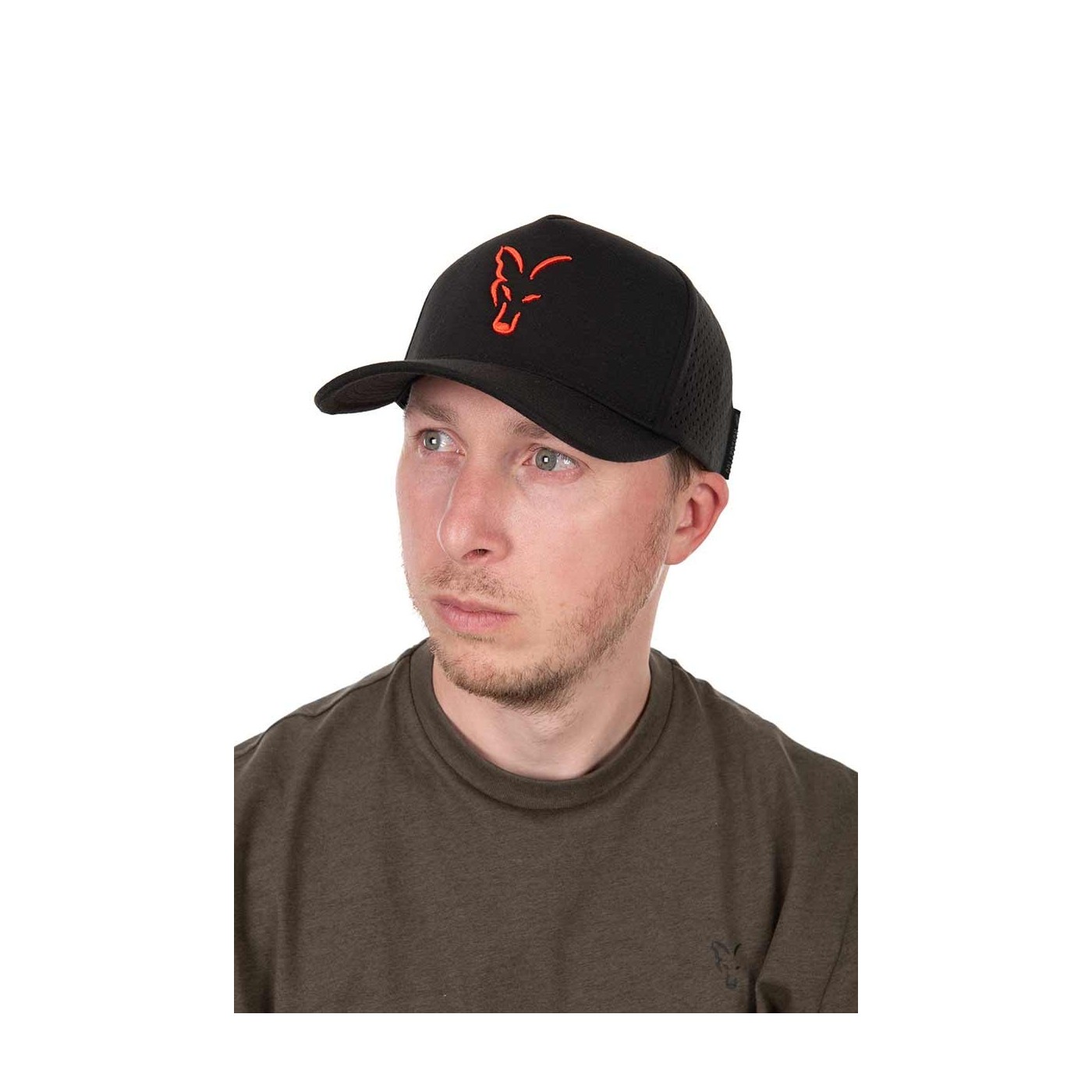Czapka z daszkiem Fox Collection Baseball Cap - Black/Orange