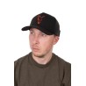 Czapka z daszkiem Fox Collection Baseball Cap - Black/Orange