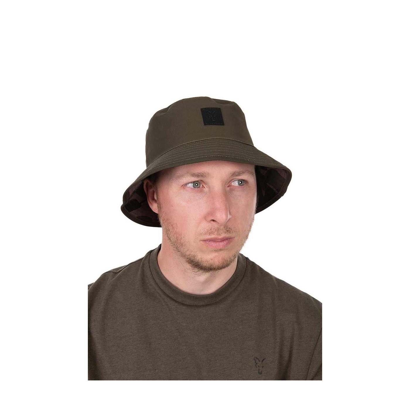 Kapelusz Fox Reversibe Bucket Hat - Khaki/Camo