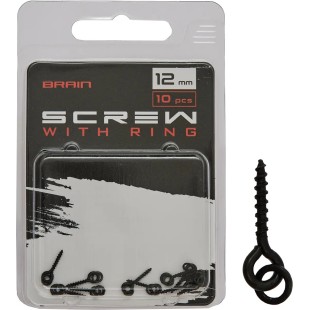 Wkrętka do przynęt Brain Screw With Ring (10szt.)