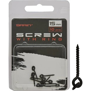 Wkrętka do przynęt Brain Screw With Ring (10szt.)