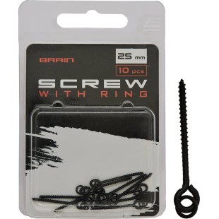 Wkrętka do przynęt Brain Screw With Ring (10szt.)