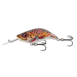 Wobler Salmo Sparky Shad Floating 4cm/3,5g, Brown Holographic Trout