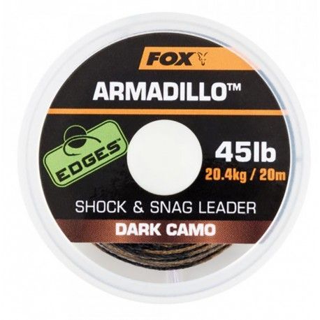 Plecionka przyponowa Fox Edges Armadillo 45lb/20m Dark Camo