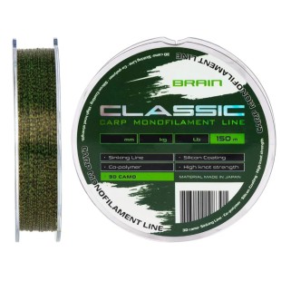 Żyłka Brain Classic Carp Line 150m, 3D camo