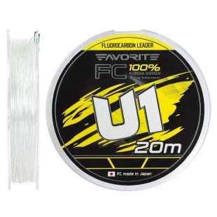Żyłka Favorite Fluorocarbon U1 FC 20m, Clear