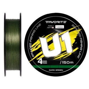 Plecionka Favorite U1 PE 4x 150m, Dark Green