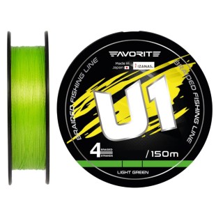 Plecionka Favorite U1 PE 4x 150m, Light Green