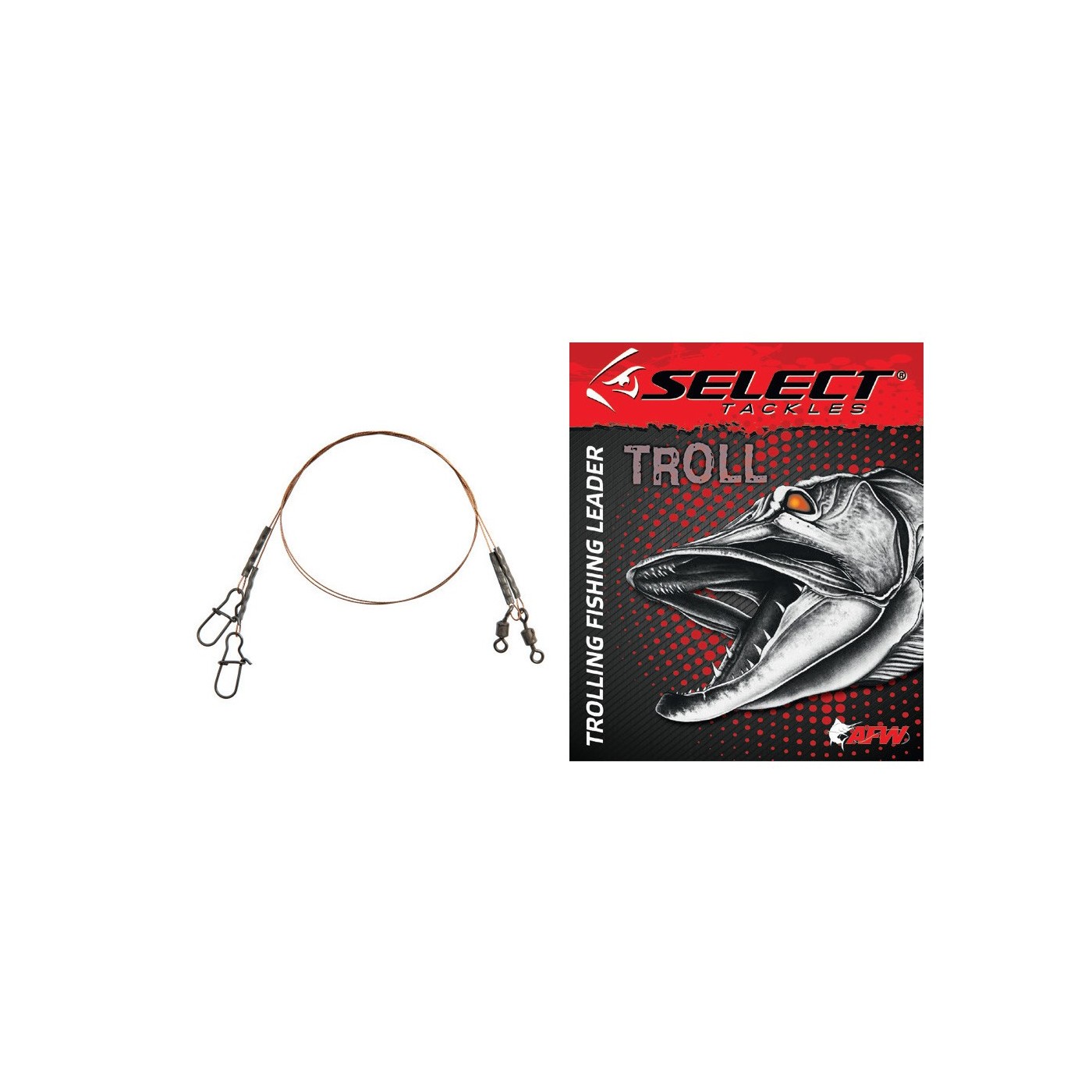 Przypon Select Troll 1x7 0,30mm/12kg (2szt.)