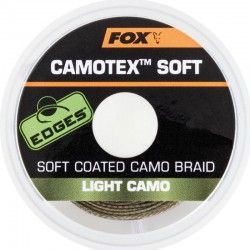 Plecionka przyponowa Fox Edges Camotex Soft 15lb/20m zielona