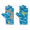 Rękawice Favorite Solar Fishing Gloves 5 Cut UPF50+ - White/Blue
