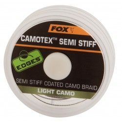 Plecionka przyponowa Fox Edges Camotex Semi Stiff 15lb/20m zielona
